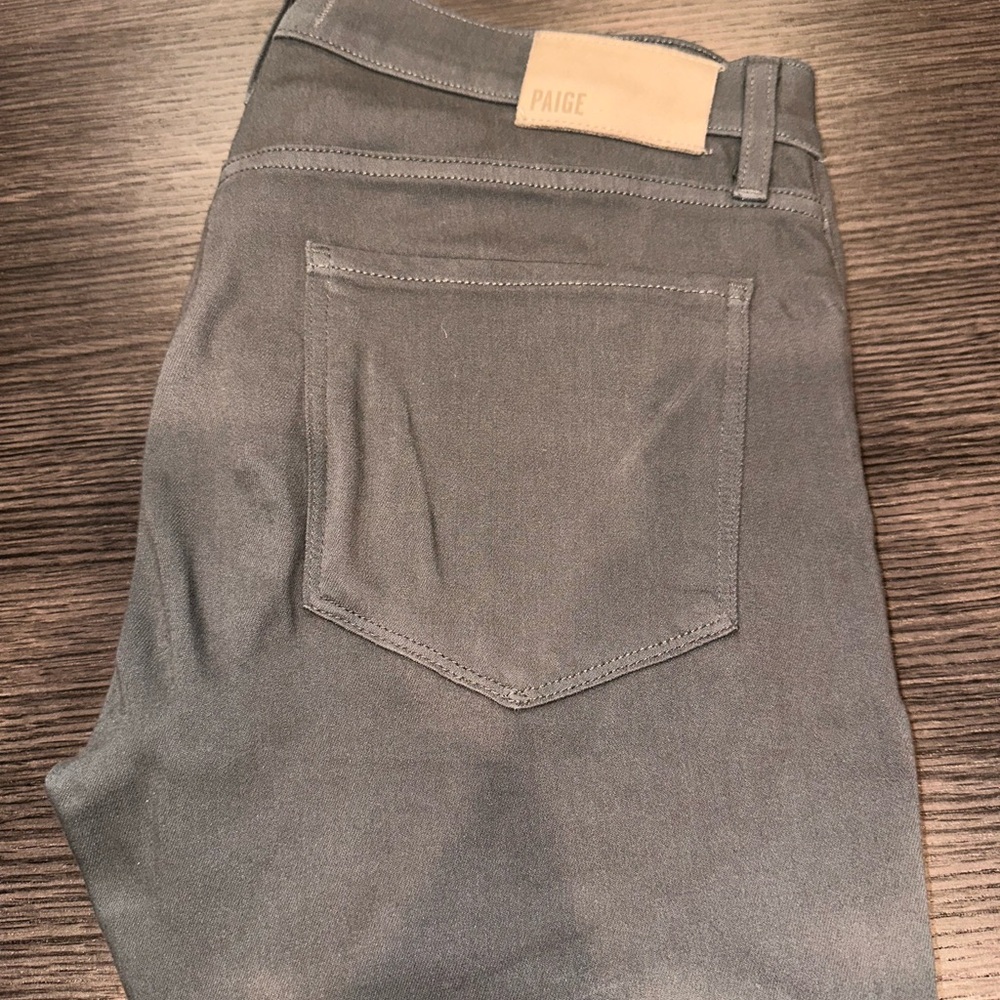 PAIGE Men's Charcoal Jeans